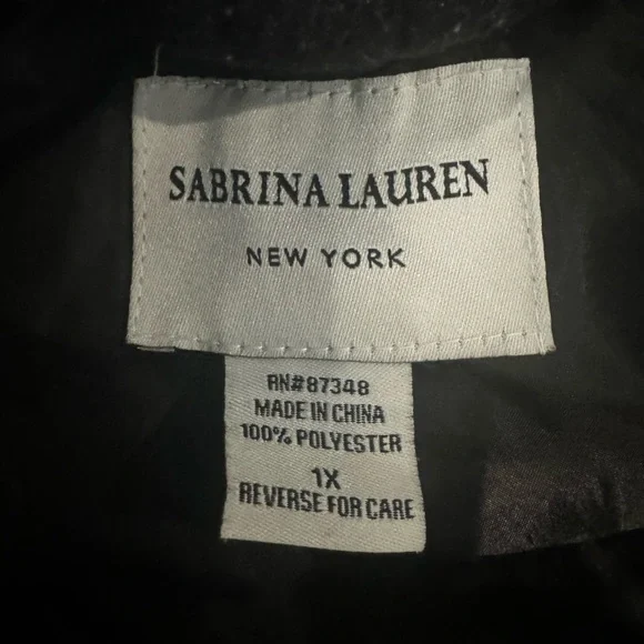 Women’s Sabrina Lauren Sherpa Checkered Jacket size 1X - Picture 2 of 3